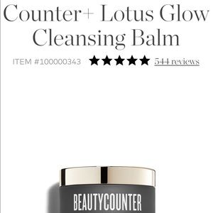 Beautycounter Counter+ Lotus Cleansing Balm